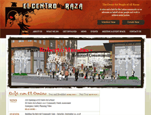 Tablet Screenshot of elcentrodelaraza.org